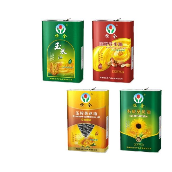 4L cuadrado Olive Oil Tin Cans 135g Tin Containers rectangular grande