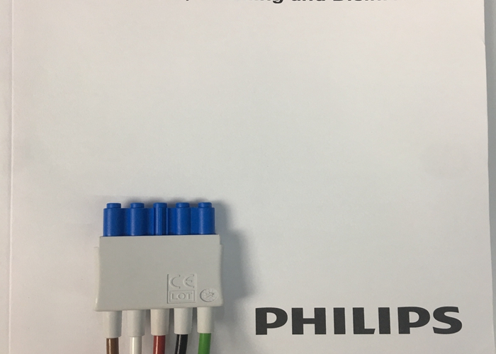 Phlip M1644A Intellivue ECG кабель 5 свинца многоразовый 989803144991