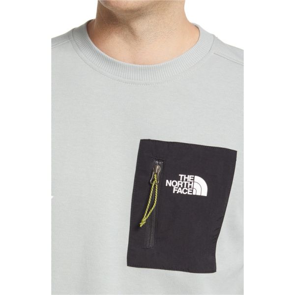 Embroidery Cotton Plain Crew Neck Sweatshirt Mens Pullover