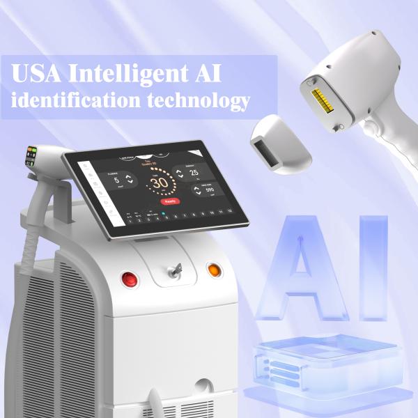 1600W 1800W 2000W Diode Laser Hair Removal Machine For Beauty Salon