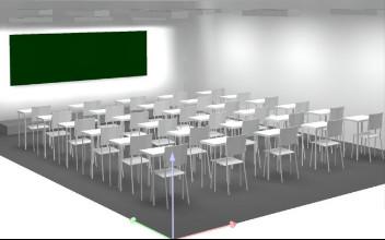 80LM/W LED Eye Protection Lamp For Classroom Blackboard Lighting