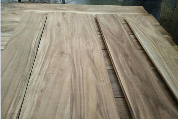 solid T& G unfinished acacia wood flooring