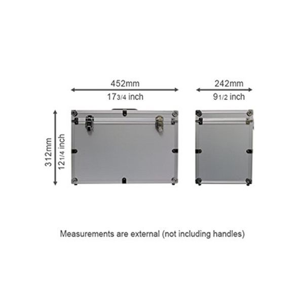 Aluminum Hard Case With Divider Slots