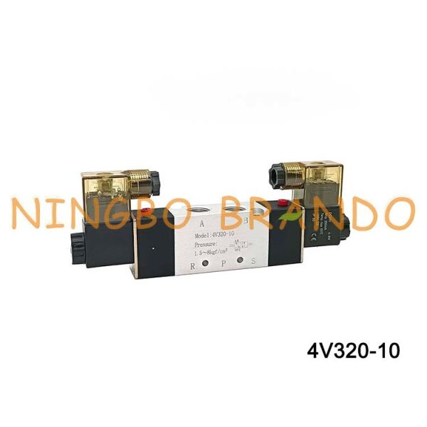 AirTAC Type 4V320-10 DC12V 3/8'' Double Solenoid 5/2 way Solenoid Air Valve