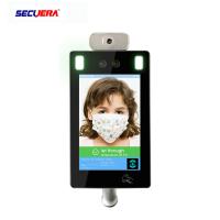 Thermomètre terminal de reconnaissance des visages du pixel 200W de la température infrarouge
