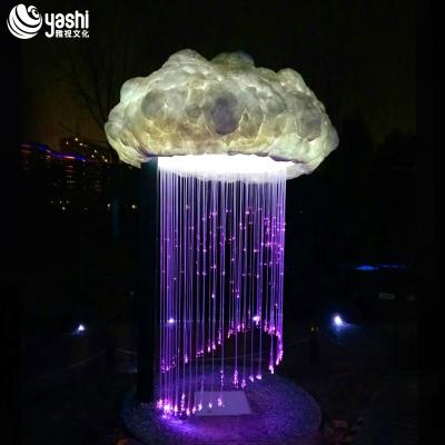 Light Flow Effect LED Art Sculpture For Public Spaces Hotels And Mall Art Displays