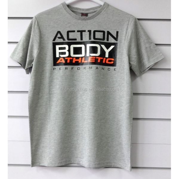 Quick Dry Men's Sports T-Shirt with Vibrant Fluorescent Print and Fabric Type