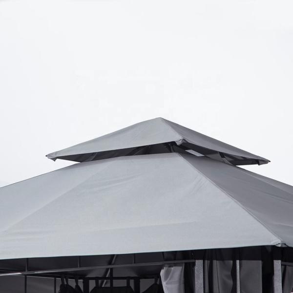 Pop Up Gazebo Mosquito Nettings, Outdoor Canopy Shelter Garden Lawn Backyard, Patio Cover Outdoor Gazebo Pergol