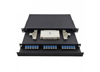 Draw Type Fiber Optic Patch Panel 36 Ports 19 Feets 1U For Cable Management