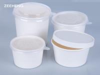 Recipiente imprimindo feito sob encomenda Microwavable descartável do acondicionamento de alimentos da bacia de papel da sopa