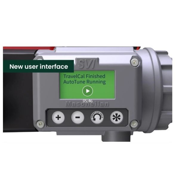 Позиционер клапана Masoneilan SVI3 цифров для пневматической модулирующей лампы