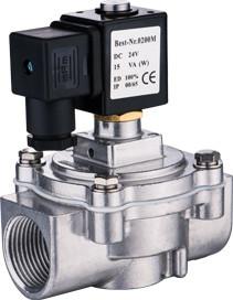 Economic Right Angle Solenoid Valve DN20 ~ 25 ASCO Type With Seal Material NBR Standard