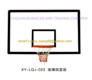 Buried square tube basketball stand -outdoor training type YGBS-006XY