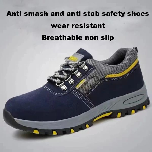 Самый продаваемый антивоздушный кожаный антиморозный антипрокол мужской безопасность труда стальные ботинки для головы противоскользящие рабочие защитные средства