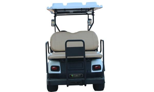 Pure White Color Golf Sightseeing Car Electric Powered Golf Carts With 6+2 Sofa Seats