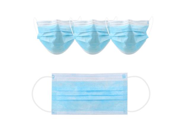3 Ply Medical Grade Face Masks , Disposable EarLoop Face Masks Dental Surgical Medical
