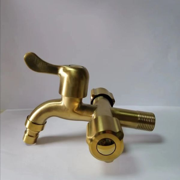 304 Stainless Steel Wall Mounted Multifunctional Bathroom Faucet for Washing Machine