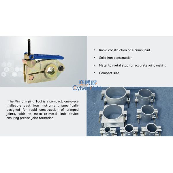 Gas Toolings Mini Crimping Tool Butt Fusion Welding Machines Wask Crimp