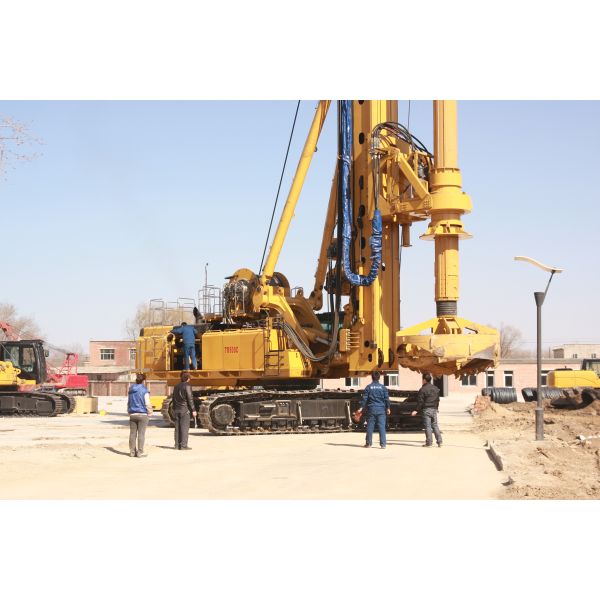 Буровая установка глубины 130m Dia 4000mm CE аттестации большая максимальная сверля роторная для складывать работу