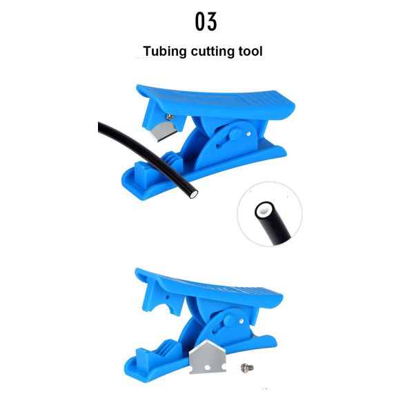 Aluminum Alloy Multifunction Bike Oil Needle Insertion Tool Five-Line Body Truncation