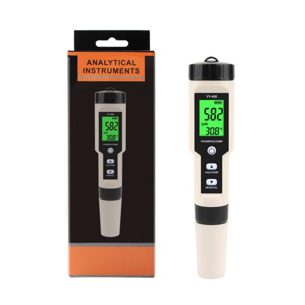 4 - In - 1 Hydrogen Water Quality Tester - H₂/pH/ORP/Temp Meter For Health Aquaculture Lab