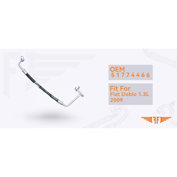 51774466 Fiat Doblo 2009 Climatisation 1.3L Conduite de refoulement