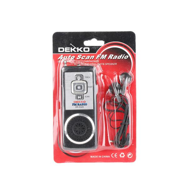 Portable FM Speaker Radio Auto Scan Built In Speaker OEM Color Mini Pocket Radio