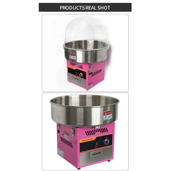 Stainless Steel 10.8kw 220V Cotton Candy Maker