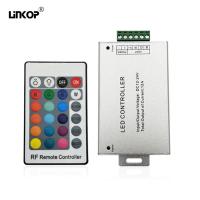 Portão de entrada Dc Rgb Controlador LED Controlado por unidade de controlo remoto 24Key