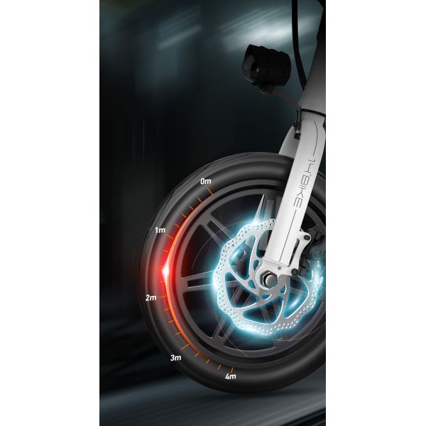 14 Inch City Electric Folding Bikes Rear Motor All Terrain with 36V Fat 250W 7.5ah Bicycle Digital Lithium Battery Ce