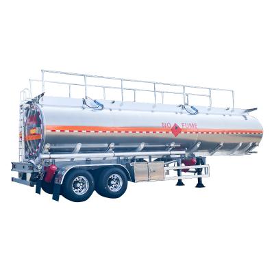 Diesel Gasoline Tank Semi Trailer 33000 38000 44000 Liters For Transport And Storage