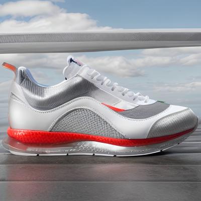 Anti Slippery Adult Knit Sneakers Mens Outdoor Fashion Comfortable