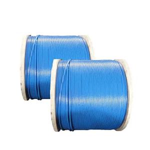 6x19 FC 6x19 IWS 7x19 PVC/PP/PE/PA Cuerdas de acero recubiertas tipo 316 de