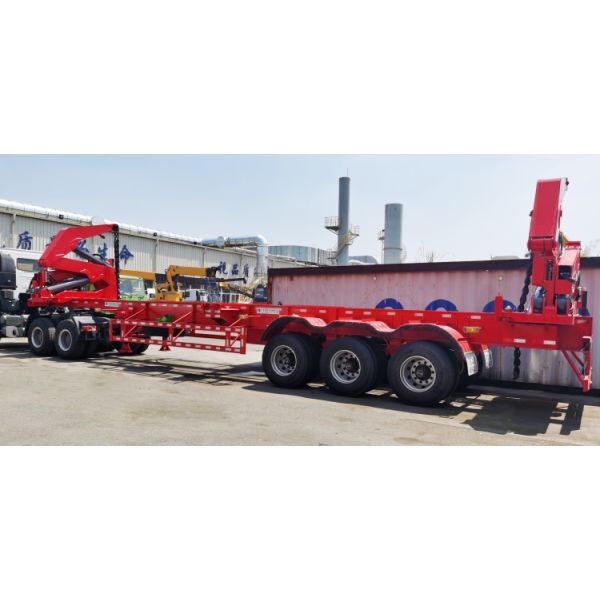 37 to 40 tone 40foot Side Lifter Truck Trailer Near Me 20Ft Container Side Loader Truck Trailer for Sale