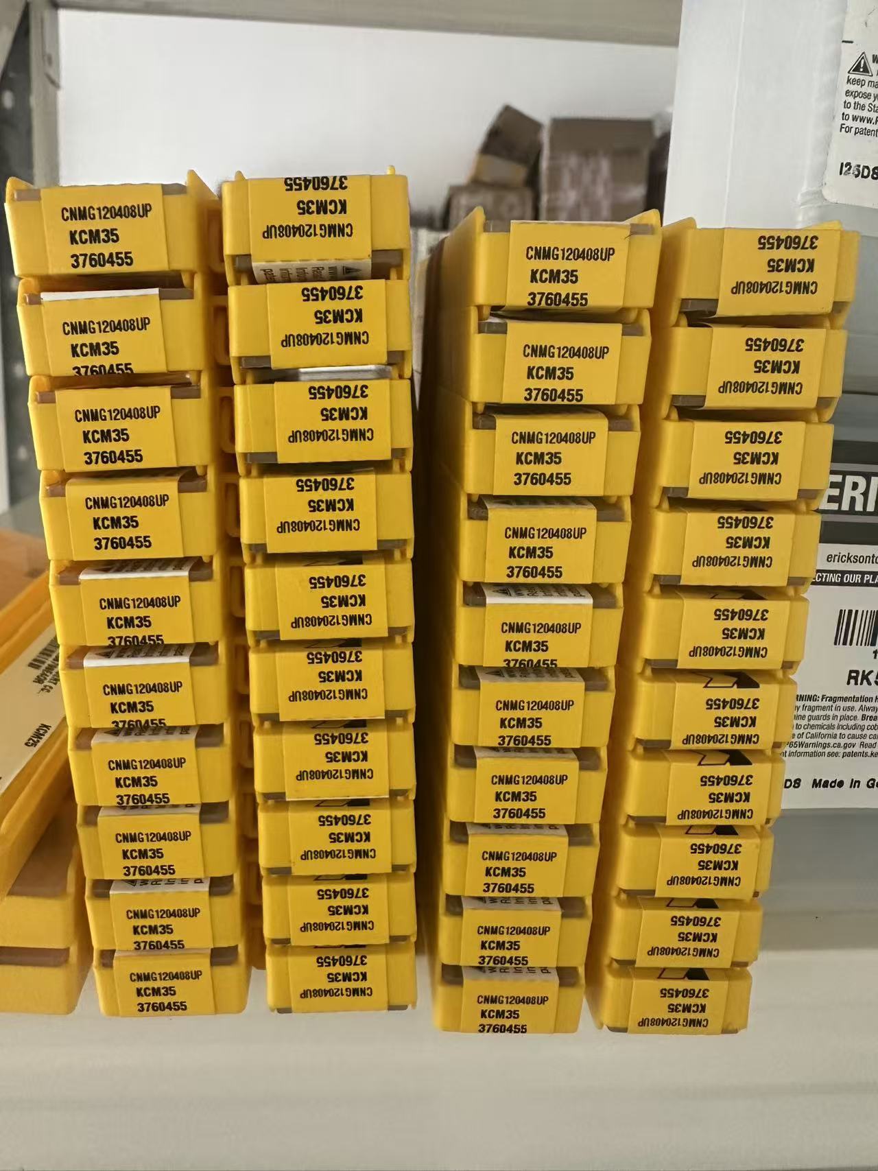 Kennametal VNMG160404 MS Chipbreaker 35° Negative Rhombus KCS10B Ultra-Fine Grain Carbide Turning Insert for Superalloys