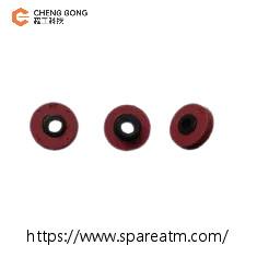 Diebold Opteva Red Take Away Wheel 49016971000D 49-016971-000D Diebold Nixdorf ATM Machine Spare Parts