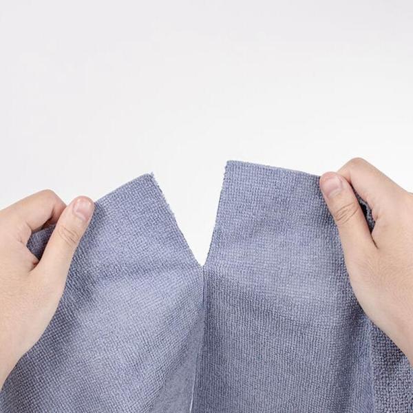 Tear-Off Disposable Microfiber Cloth Roll and 25x25cm or 30x30cm Pieces with Customizable Size