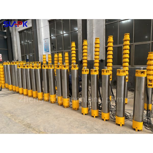 10m³/h-100m³/h QJ Deep Well Stainless Steel Submersible Pump 600v 660v