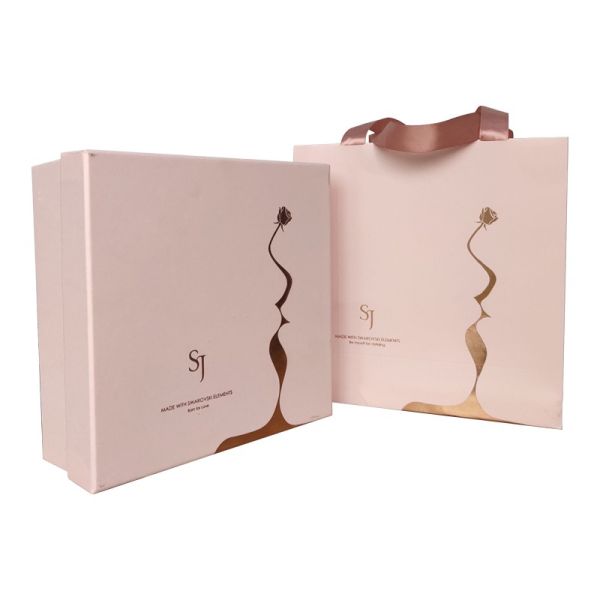 Luxury Custom Logo Gold Foil Printed Kraft Paper Shopping Packaging Bag for Shoes Обувь одежда