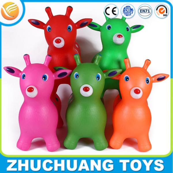 wholesale color painting cartoon deer kids ride on animals