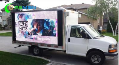 Outside Full Color P8 Mobile LED Screen Rental Mbi5124 SMD 3535 Front Back IP65