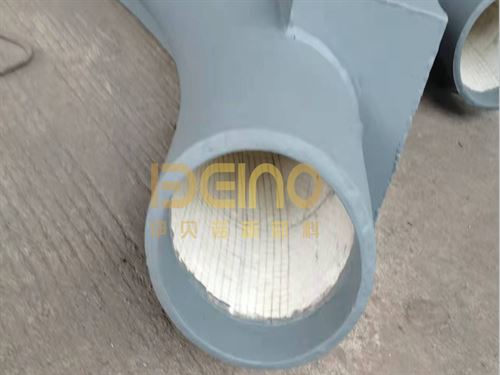Wear-Resistant Ceramic Backpack Elbow  With Antiwear Design For Pneumatic Conveying Wear-Resistant Lined Pipes