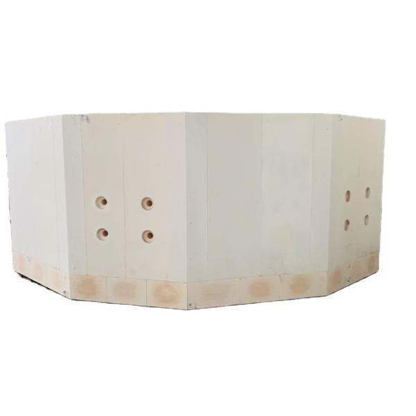 33% ZrO2 Content CS3 CS4 CS5 Azs Refractory Brick for Glass Melting Furnace in 2023