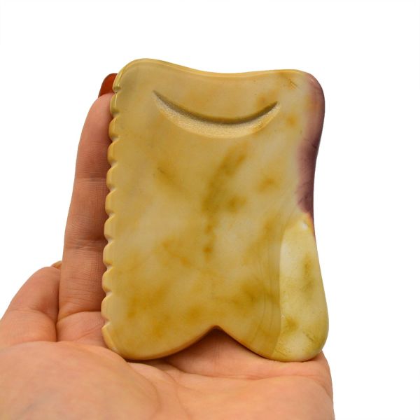 Chinese Style Mookaite Body Massage Tools For Beauty Guasha Stone Scrapping Face Gua Sha Stone Therapy Massage Tool