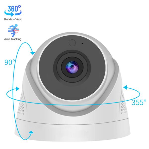 Câmera de 2MP Eyeball Smart Wireless Wifi para a segurança da loja da casa