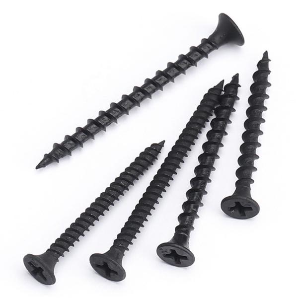 Black Bugle Head Chipboard Screw DIN 7982 Coarse Thread Drywall Screws for Remodeling