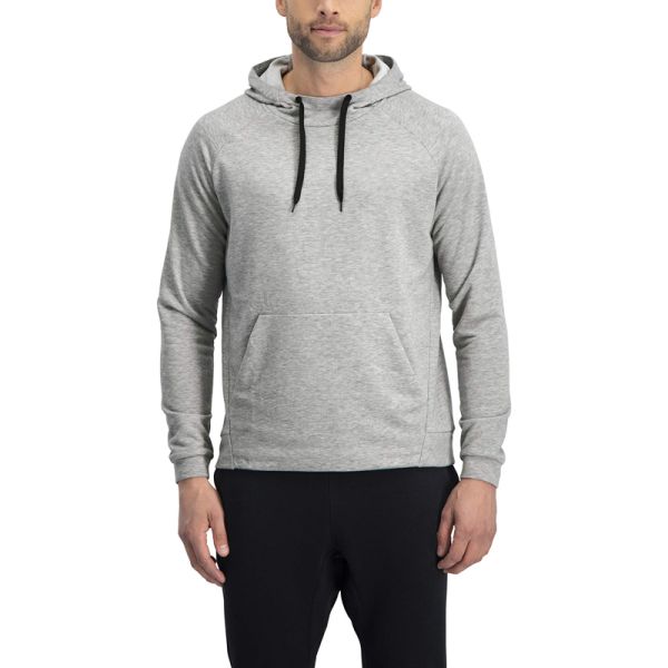 Customized 100% Polyester Raglan Sleeve Workout Pullover Hoodie Sweatshirts with Pocket