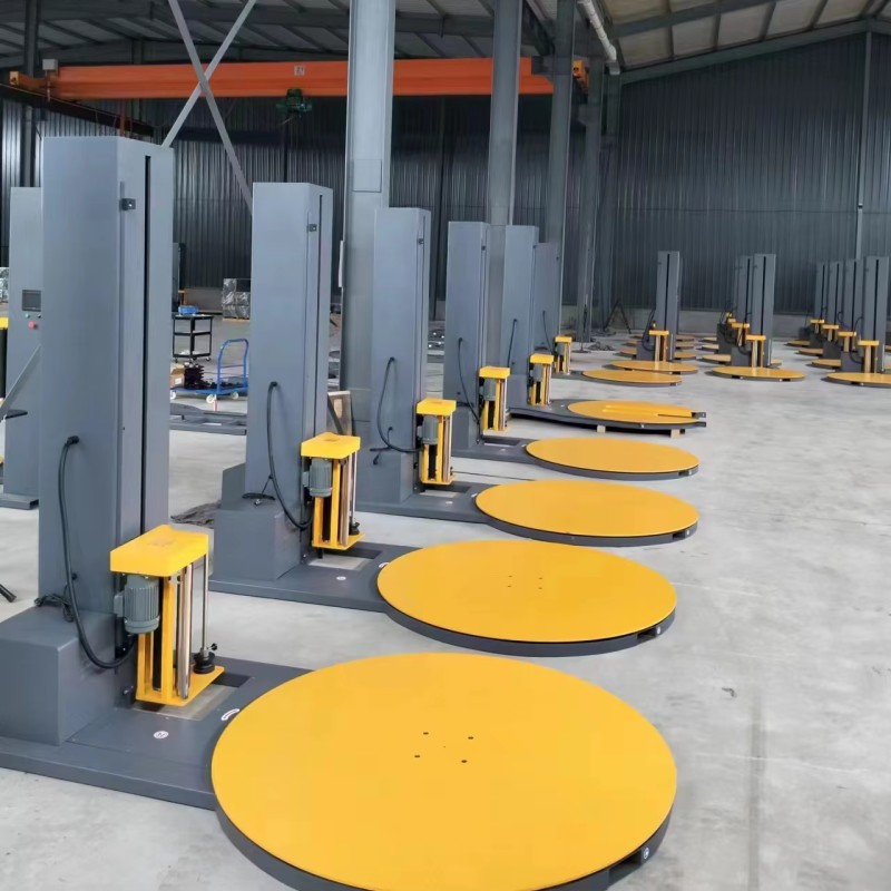 High Efficient Pallet Stretch Film Plastic Packing Machine Productive Easy Operate