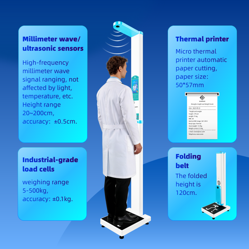 Height and Weight Measuring Machine Electronic Scale for Clinic