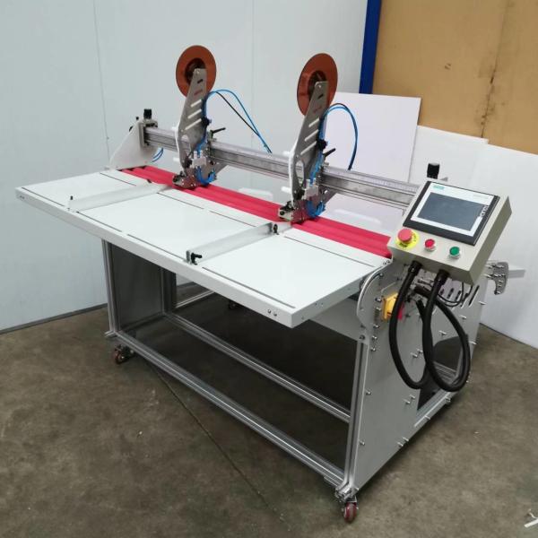 Adhesive Tape Applicator Machine For Kraft Paper And PVC Board 0.1mm 110V